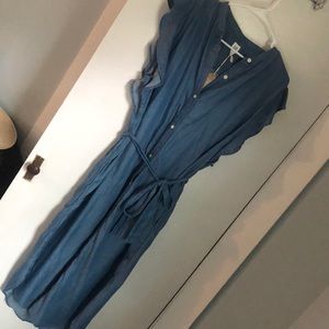 Midi Length Gap Denim Dress New with Pockets!